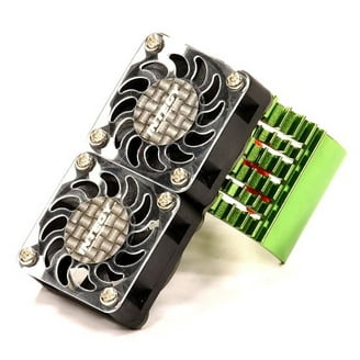 Integy RC Twin Cooling Fan + Heatsink for 540/550 Size Drive Unit w/ 36mm O.D