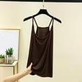 thumbnail image 2 of ZyeKqe Plus Size Camisole Tops for Women Spaghetti Strap Sleeveless Undershirts Scoop Neck Tank Tops Loungewear, 2 of 7