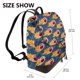 thumbnail image 2 of Easygdp Burning Rugby Balls Mochila de Cuero para Mujeres, Bolso de Hombro, Bolsos de Mano de Moda para Trabajo y Viajes, 2 of 4