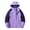 Purple, variant on Lovskoo Women's Rain Jacket Hooded Trenchcoat Casual Waterproof Windbreaker Outdoor Thin Charge Coat and Sports Hiking Outerwear Coat Purple