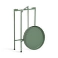 thumbnail image 4 of Kate and Laurel Celia Round Metal Foldable Accent Table, 15 x 26, Green, Transitional Small Side Table with a Removable Magnetic Tray Tabletop and Space-Saving Folding Base, 4 of 8