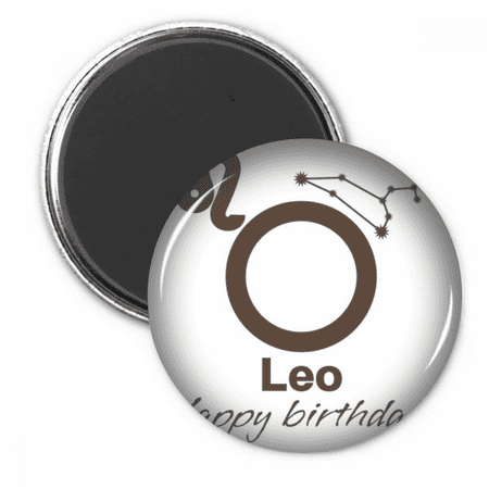

Constellation Fate Birthday Celebration Leo Refrigerator Magnet Sticker Decoration Badge
