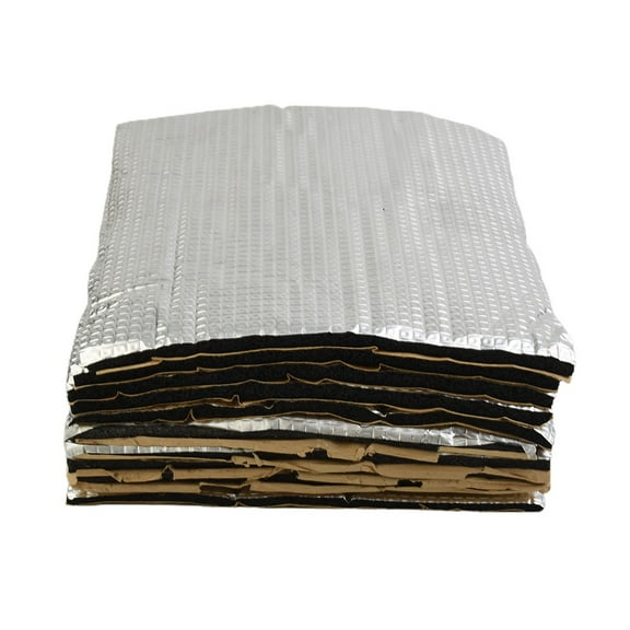 Tekuisi 10 Sheets Sound Deadener Heat Insulation Mat Car Van Sound Proofing Deadening Auto Hood Engine Noise Insulation Mat 250X180mm