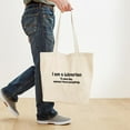 thumbnail image 4 of CafePress - I Am A Librarian Tote Bag - Unisex Canvas Tote Bag, Beige, 1-Piece, 4 of 7