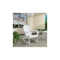 thumbnail image 2 of Afuera Living Portside Outdoor Poly Plastic Adirondack Rocking Chair in White, 2 of 7