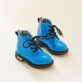 thumbnail image 1 of Boy's Girl's Waterproof Side Zipper Lace-Up Ankle Boots (Toddler/Little Kid/Big Kid), 1 of 7