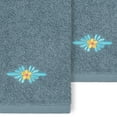 thumbnail image 3 of Linum Home Textiles 2-Pieces Tropical Fish Turkish Cotton Washcloths, 13" x 13", Blue, 3 of 3