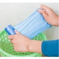 thumbnail image 4 of 3 Gallon Colorful Disposable Trash Bags 5 Rolls 100 Count Portable Rubbish Liners 45x50CM Perfect For Office Bathroom And Indoor Waste Bin General Use, 4 of 4