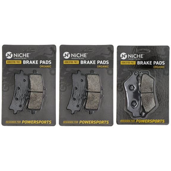 Niche Complete Organic Brake Pad Set for Ducati Diavel Motorcycle MK1002626