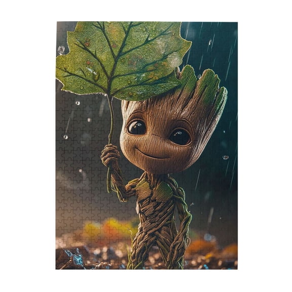 500 Pieces Unique I Am Groot Jigsaw Puzzles For Adults Cartoon Wooden Puzzle Large Puzzle Game Artwork Family Decorations Puzzle