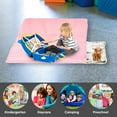 thumbnail image 3 of Personalized Toddler Nap Mat with Name, Custom Kids Nap Mat for Girls, Pink Highland Cow Pattern Daycare Sleeping Mats with Blanket and Removable Pillow, Perfect for Preschool, Travel, Kindergarten, 3 of 4