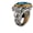 Blue, variant on New Men's Fashion Natural Stone Rings