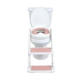 thumbnail image 3 of Asiento de Inodoro Infantil Nuby Rosa con Escalera para Niños Pequeños de Más de 18 Meses, 3 of 8