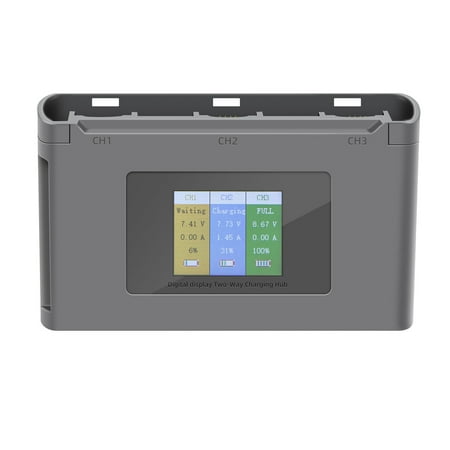 Battery Charging Hub Color LCD Display, Sequential Charging, Power Bank Feature Part for DJI Mavic Mini 2/Mini SE