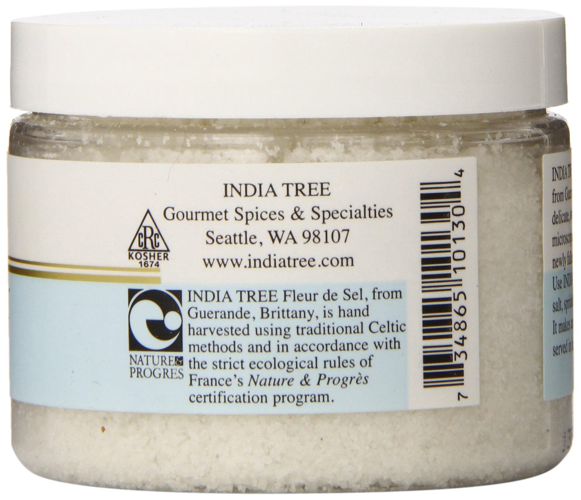 India Tree Sea Salt Fleur de Sel 5.5 oz (Pack Of 6)