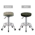 thumbnail image 5 of Round Bar Stool Seat Covers, Tennis Rackets Elastic Round Chair Cover Stool Seat Slipcover Bar Stool Cushions Round Pad for 12-14 inch, 5 of 7