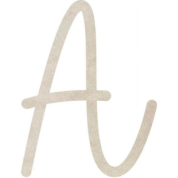 Wood MDF Alphabet A-Z, Unfinished 2'' Tall Baleno Font A, Kid's Craft