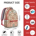 thumbnail image 6 of "Tribal Boho Chic Backpack - 17” Laptop Compartment, Extra Pockets, Durable College Bag for Women & Men, Stylish & Functional Campus Essential", 6 of 6