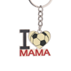 thumbnail image 1 of Football Sport Line dibujo Patron El soporte del llavero de metal del llavero ama a mamá, 1 of 3
