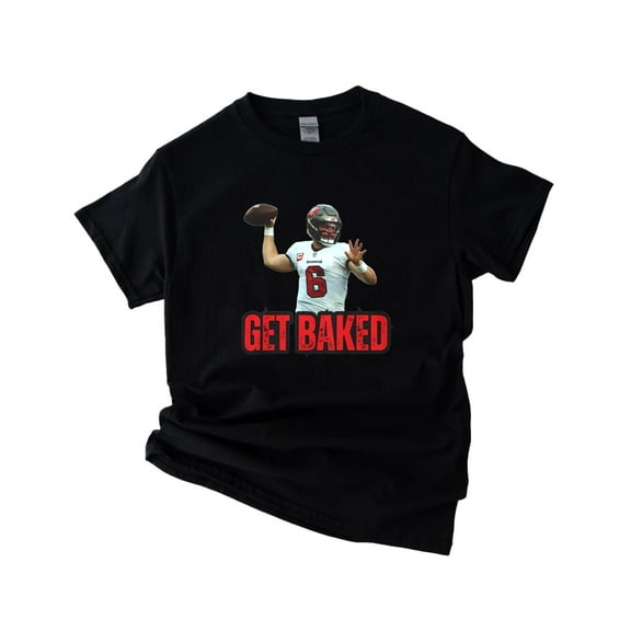 Baker Mayfield Let Baker Bake Tampa Bay Football Fan Graphic Unisex T-Shirt, up to 5XL