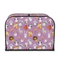 thumbnail image 2 of Lsque Lovely Animals Print 4 Slice Toaster Cover , Kitchen Appliance Dustproof Protector , Toaster Protector Dustproof Kitchen Appliance Cover, 2 of 7
