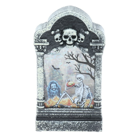 Lámpara decorativa portátil de lápida de Halloween Sincero para bar fiesta y hogar