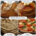 thumbnail image 6 of Great River Organic Milling Organic Whole Wheat Flour  Unbleached & Unbromated  High Protein & Fiber  Non-GMO, Kosher  Perfect for Sourdough, Bread, Rolls & Baking  5 Lb, 6 of 9