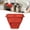 Red, variant on 1Pc Flour Sifter Flour Funnel Plastic For Kitchen Baking Red