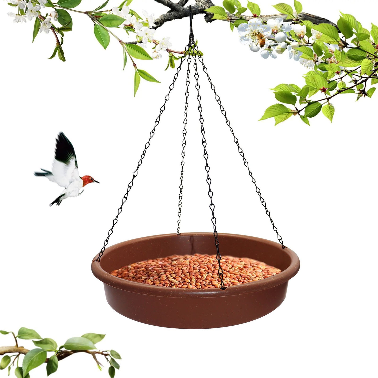 HomeLife Hummingbird Feeder Outdoor Garden Hanging Bird Feeder Garden High-Capacity Bird Bath/Feeder