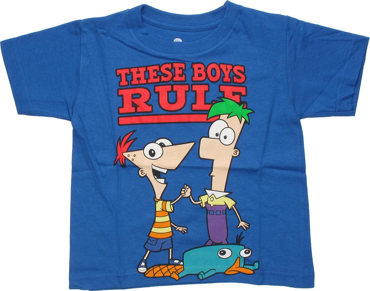 phineas and ferb t shirts walmart