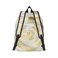 thumbnail image 3 of Balery White Rose Vintage Canvas Backpack for Men and Women - Large Capacity, Durable Travel Laptop Bag for School, Work, Hiking, and Outdoor Activities, 3 of 7