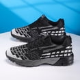 thumbnail image 5 of NOKIO Tennis Shoes for Men Comfortable Wide Width Sneakers Summer Fashion La𝖼e Up Sport Shoes Lightweight Running Hiking Shoes Outdoor Non-S𝗅ip Walking Athlet𝗂c Shoes for Back to College, 5 of 9
