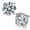 Silver-1.6 CTW (0.8 Ct Each)-6mm, variant on Moissanite Stud Earrings for Women, Round Cut D Color VVS1 Clarity Lab Created Men Moissanite Earrings Studs S925 Sterling Silver Jewelry (Silver, 1 CTW (0.5 Ct Each))