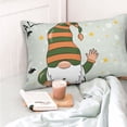 thumbnail image 4 of Gaeub Gnome Holding A Pumpkin Flannel Fleece Throw Blanket - Cozy Home & Bedroom Decor, Dorm Room Essential for Girls-20"x30", 4 of 6