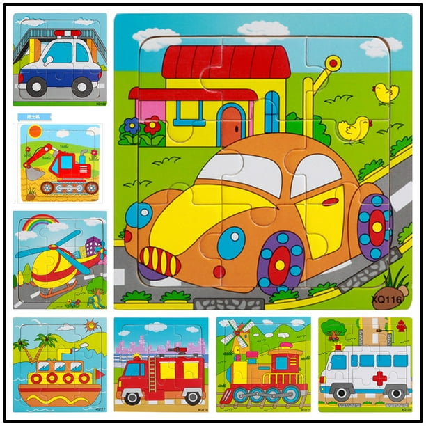 Puzzle GENERIQUE Puzzle 313PCS Simulation pour enfants démontage jouet  voiture jeu maison ensemble tournevis outil - Rouge