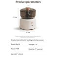 thumbnail image 2 of 12 oz Wireless Cooking Machine  Green  Electric Meat Grinder  Vegetable Chopper  Garlic Masher Kitchen Blender, 2 of 11