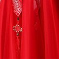 thumbnail image 4 of KAUOD Girls Chinese Dress Suits Cute Bow Embroidery New Years Traditional Pleated Dresses Kids Birthday Pageant Clothes, 4 of 4