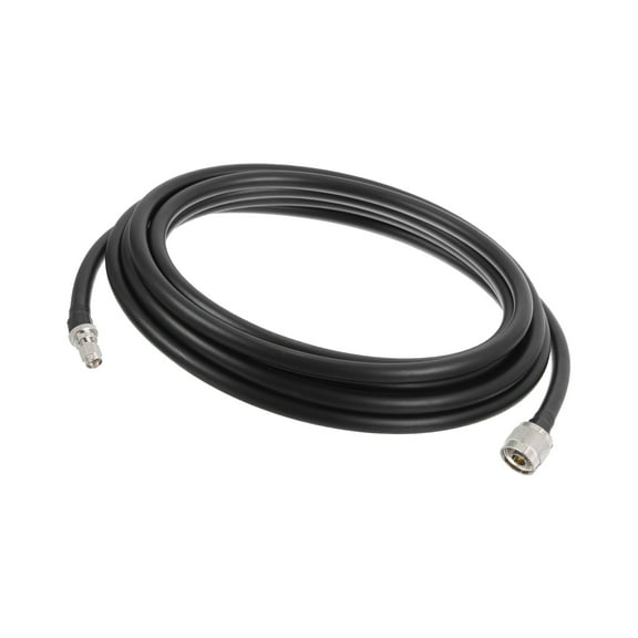 Uxcell Coaxial Cables 400 Type N Male to SMA Male Low Loss Coaxial Cables 14.7FT Black 1Pcs