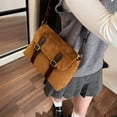 thumbnail image 4 of Bolso Mano Bandolera Cuero Sintético Ante Vintage S para Mujer, 4 of 9