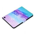 thumbnail image 6 of SaniMore Case for Fire 7" 12th Gen 2022, PU Leather Tablet Auto Wake/Sleep Card Holder Anti-slip Strip Kickstand Shockproof TPU Backplane Wallet Cover for Fire 7" 12th Gen, Colorful Sand, 6 of 12