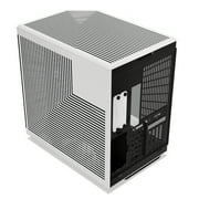 Hyte Y70 Touch Infinite Dual Chamber ATX Mid Tower Modern Aesthetic Case with Integrated 2.5K LCD Touchscreen - Panda