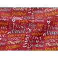 thumbnail image 5 of oneOone Viscose Jersey Red Fabric Text Fabric For Sewing Printed Craft Fabric By The Yard 60 Inch Wide, 5 of 5