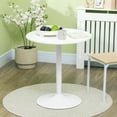 thumbnail image 2 of HOMCOM Table à Manger Ronde avec Base en Acier, Coussinet Antidérapant pour Salon, 2 of 10