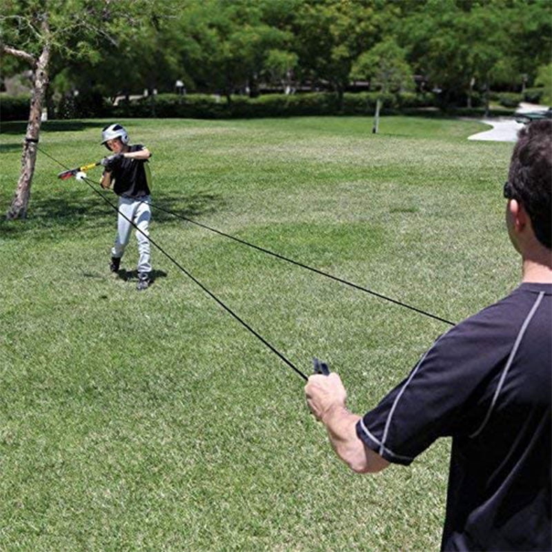 Fancy Baseball Batting Trainer Outdoor Sports Baseball Batting Swing Practice Tool, Adult Unisex, Black