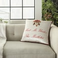 thumbnail image 4 of Nourison Home For The Holiday Multicolor Decorative Throw Pillow , 18"X18", 4 of 5