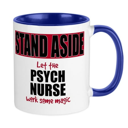 

CafePress - Psych Nurse Mugs - Ceramic Coffee Tea Novelty Mug Cup 11 oz