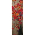 thumbnail image 2 of Li-Leger, Don 13x32 Black Ornate Wood Framed with Double Matting Museum Art Print Titled - Garden Parade II, 2 of 4