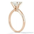 thumbnail image 3 of Oval Brilliant Cut Charles & Colvard Moissanite 6-Prong Solitaire Engagement Ring in 14k Rose Gold, 3 of 4