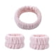 thumbnail image 2 of Conjunto SPA Yuyangstore diadema y muñequeras faciales Rosa claro, 2 of 7