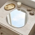 thumbnail image 4 of Ouuluon Irregular Frameless Self-Adhesive Wall Mirror, 16×16in Explosion-Proof Hd Acrylic Wall Mirrors for Bathroom Bedroom Vanity Decor, 4 of 6